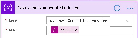 Calculating number of min to ad
